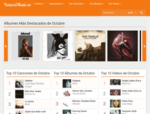 Tablet Screenshot of naturalmusic.es